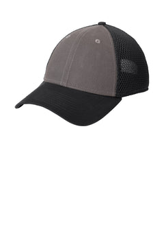 New Era ®  Snapback Contrast Front Mesh Cap. NE204