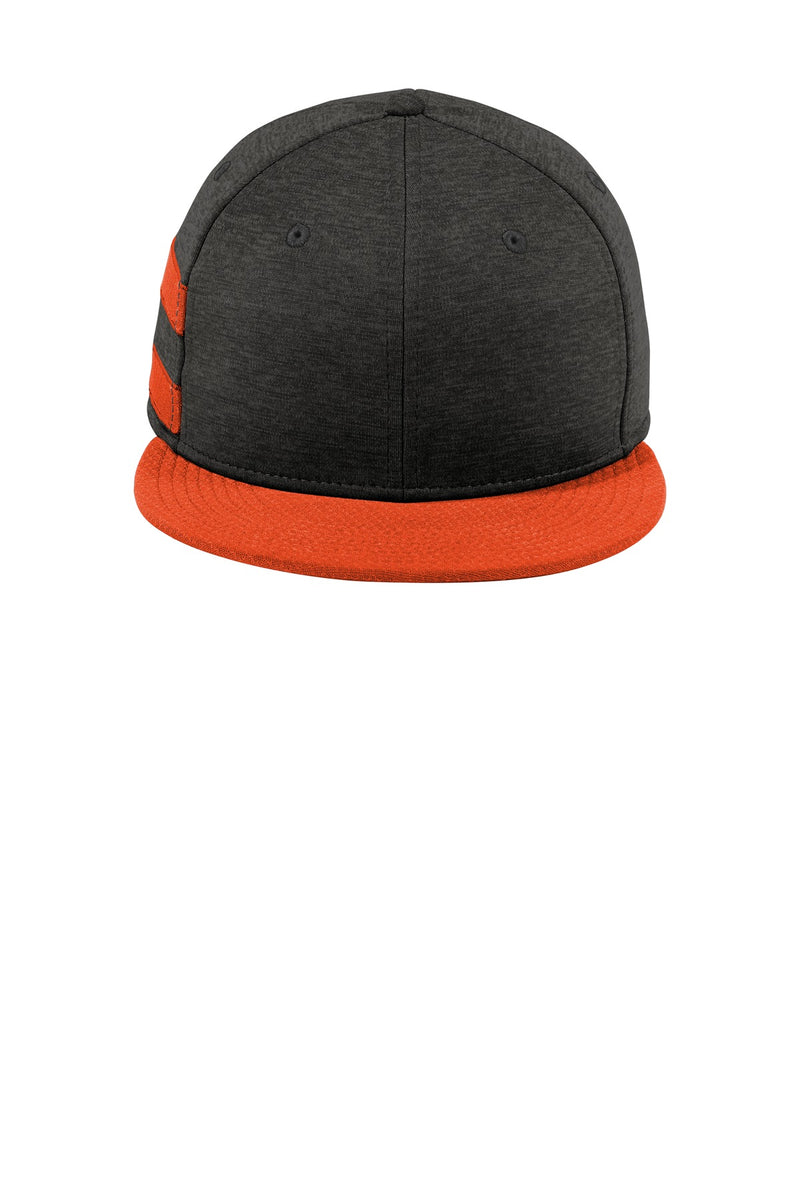 New Era  ®  Shadow Heather Striped Flat Bill Snapback Cap NE408