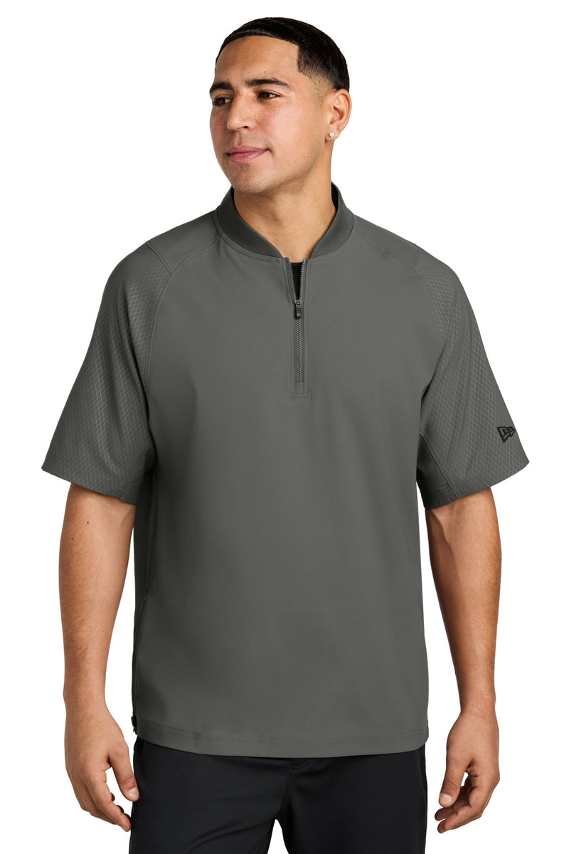 New Era  ®  Cage Short Sleeve 1/4-Zip Jacket. NEA600