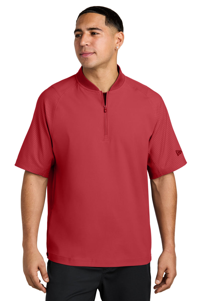 New Era  ®  Cage Short Sleeve 1/4-Zip Jacket. NEA600