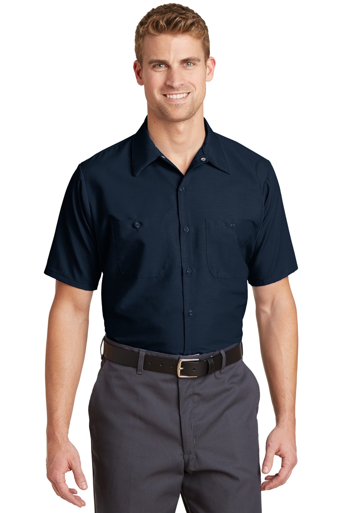 Red Kap ®  Short Sleeve Industrial Work Shirt.  SP24
