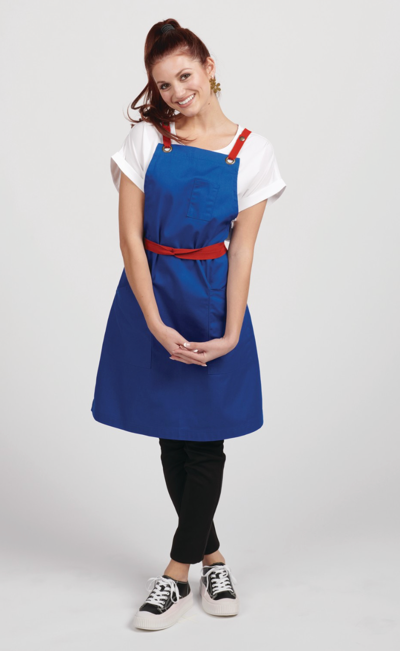 EDWARDS TWILL BIB APRON