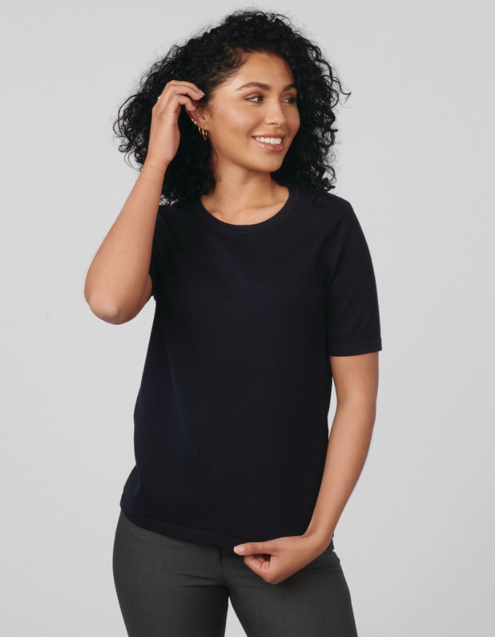 EDWARDS TRI BLEND LADIES SCOOP NECK SWEATER