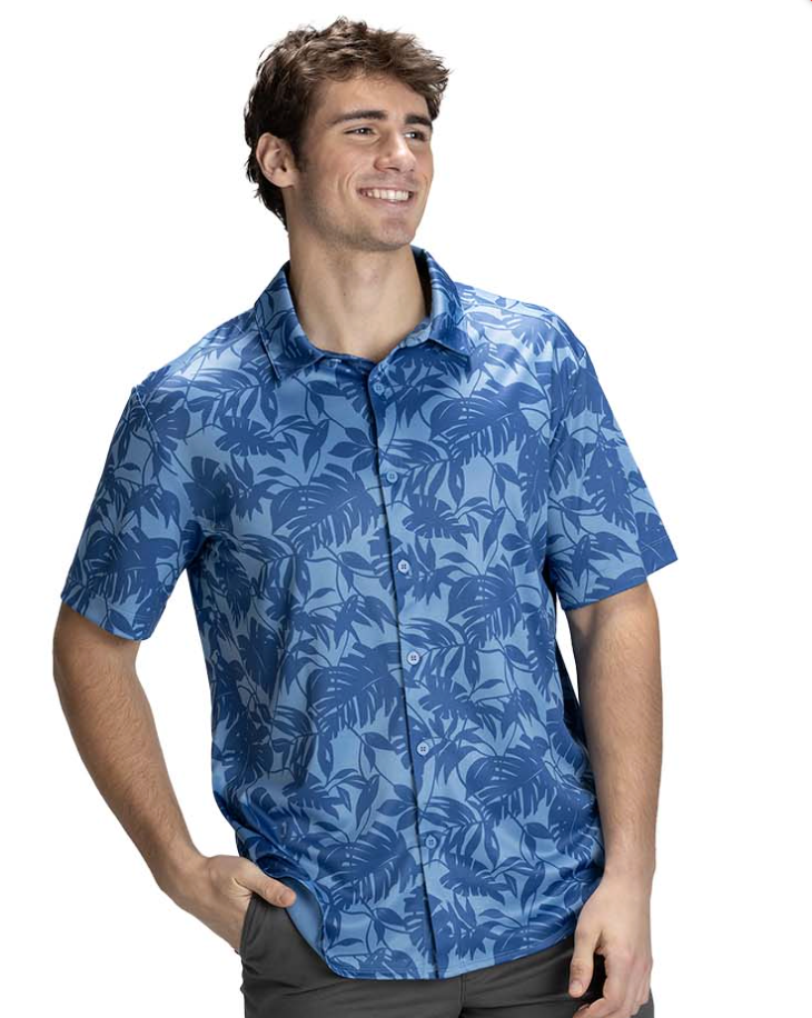 MINI PIQUE UNISEX CAMP SHIRT