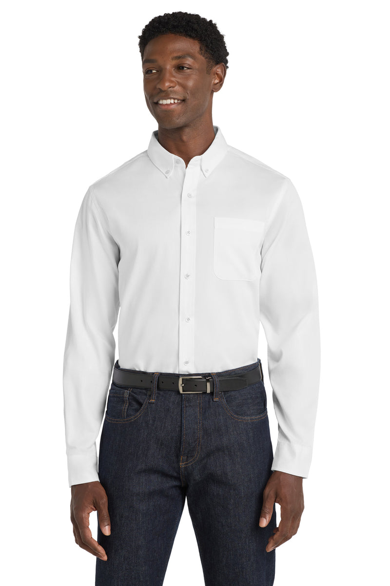 Port Authority ®  Long Sleeve SuperPro React ™  Twill Shirt. W808